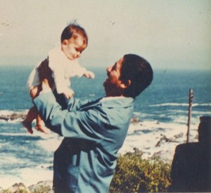 fernando ortiz y su nieta javiera parada, el quisco