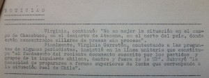 Testimonio sobre Chacabuco, Chile Democrático, Roma,1973