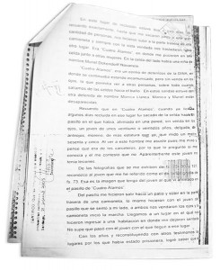 Testimonio, Sara Astica