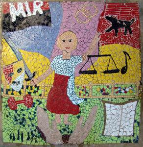 mosaico de Pedro Vargas, Memorial de Paine